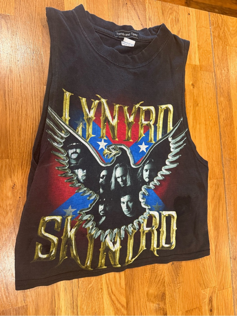Vintage reconstructed Lynard Skynard concert tee